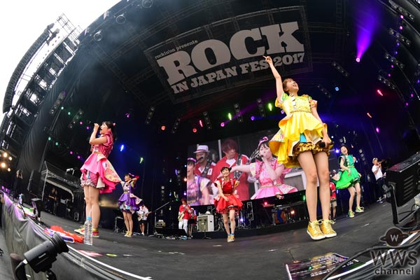 【ライブレポート】ROCK IN JAPAN FESTIVAL 2017でも、踊って踊って踊る！ももいろクローバーZ「マジかっていうセトリになっている」