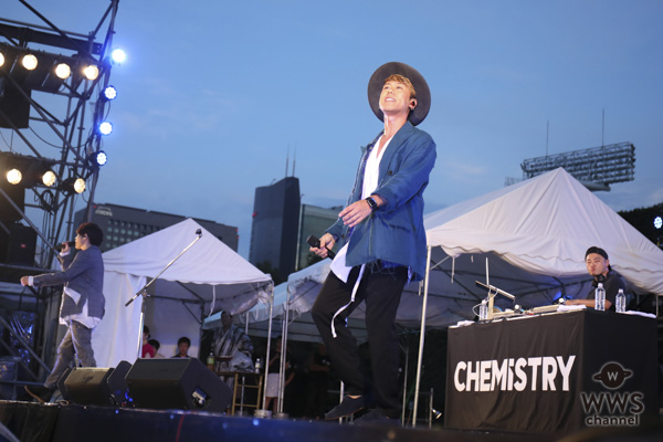 男性ツインボーカルユニット・CHEMISTRYが神宮軟式球場メインステージに出演！〈2018神宮外苑花火大会〉