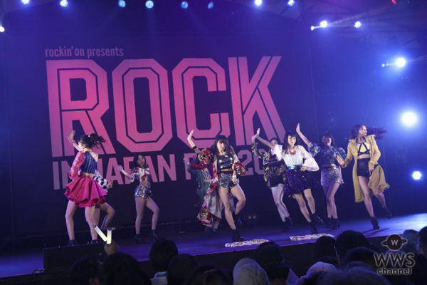 【ライブレポート】アンジュルムがキレのあるダンスと高い歌唱力を披露！「ROCK IN JAPAN FESTIVAL 2018」で人気曲『大器晩成』含む9曲！