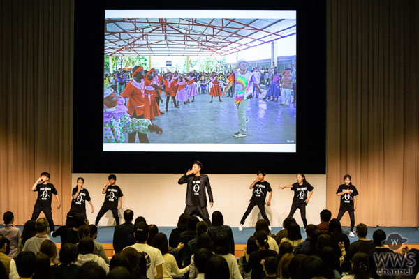 EXILE ÜSA、国連WFP視察報告会で“おいしい”ダンス披露！「ダンスは世界共通言語」