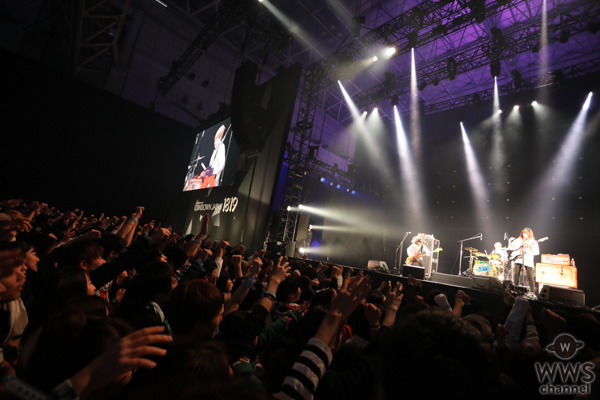 Hump Backが「COSMO STAGE」で『星丘公園』を披露！「今年一番嬉しい」と笑顔のステージ！＜rockin'on presents COUNTDOWN JAPAN 18/19＞