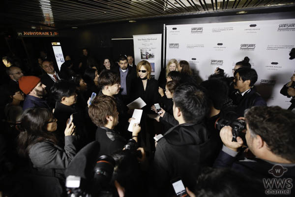 YOSHIKI、「ショートショート フィルムフェスティバル in ハリウッド」の レッドカーペットに登場！来週、映画関連で何らかの発表があることを示唆！！