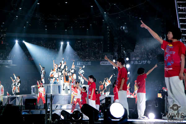 EXILE、大阪・京セラドーム公演で 広島の子ども達59名とダンス！4万6,000人の前で「Rising Sun」披露！！