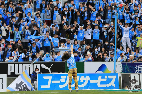 ジュビロ磐田2019年シーズンソングアーティストの足立佳奈がホーム開幕戦で「WE CAN！」を熱唱！