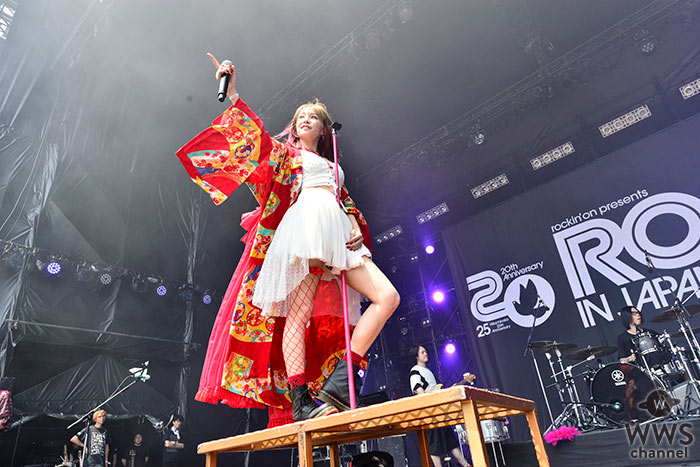 ライブレポート Lisaがrock In Japan Festival 19で人気曲 Rising Hope など8曲熱唱 愛らしい表情でセクシーなステージングを魅せる Wwsチャンネル