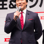バイク王イメージキャラクターの松井秀喜がバイク王 新CM記者発表会に登場！2016年の抱負は「進」