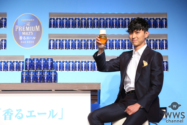 松田翔太がやまだひさしと乾杯！『サントリー ザ・プレミアム・モルツ〈香るエール〉』発売イベント