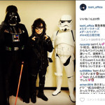X JAPAN YOSHIKI Toshlが紅白で『スター・ウォーズ』ダース・ベイダーと2ショット撮影！金爆とも笑顔で２ショット！