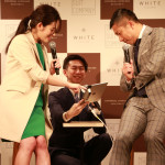 筧美和子と前園真聖が新システム『バーチャル フィッティング』を体験！
