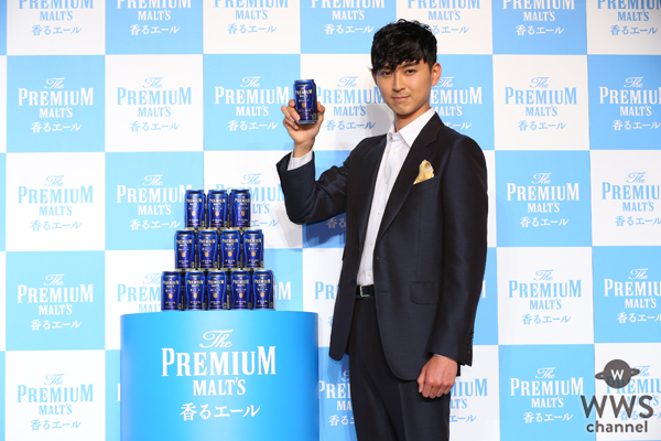 松田翔太がやまだひさしと乾杯！『サントリー ザ・プレミアム・モルツ〈香るエール〉』発売イベント