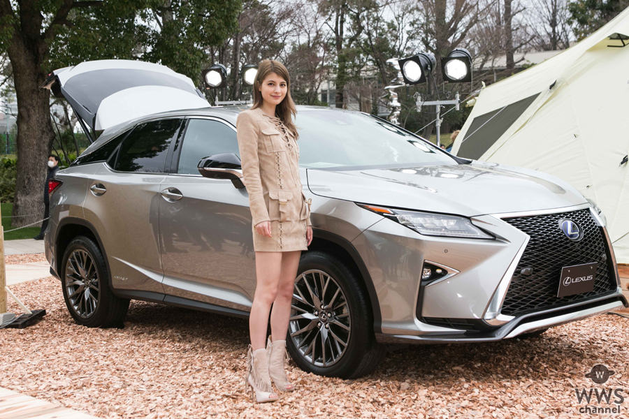 マギーがLEXUS CITY GLAMPING with snow peakに登場！「おっきい車が昔から好き」