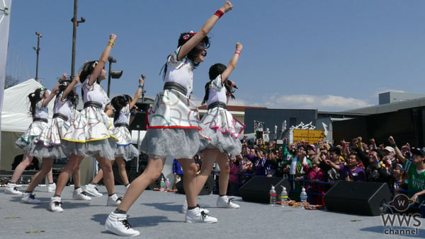 ももクロ・佐々木彩夏が乱入！ばってん少女隊が先輩、ももクロの福岡公演場外ステージで熱すぎるライブを決行！