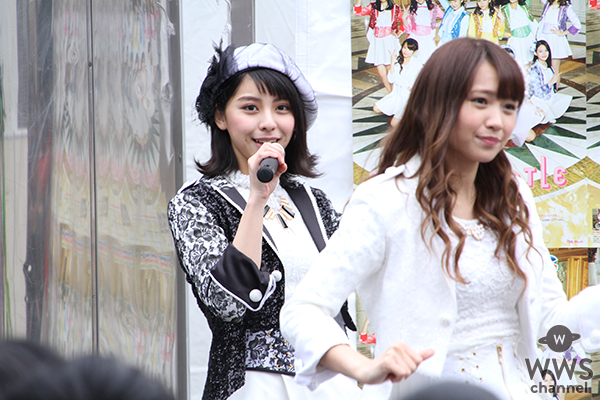 SUPER☆GiRLSの荒井玲良・勝田梨乃の2名が新宿ステーションスクエアで卒業を発表！