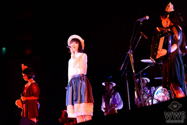 松井玲奈がSKE48卒業後初のシングルリリース曲『シャボン』をチャラン・ポ・ランタンと共に初披露！