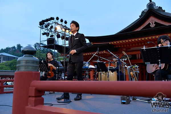 藤井フミヤが世界遺産の厳島神社・高舞台にて奉納コンサートを開催！