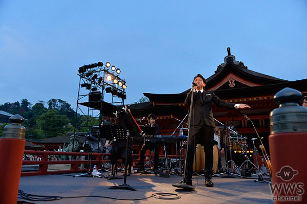 藤井フミヤが世界遺産の厳島神社・高舞台にて奉納コンサートを開催！