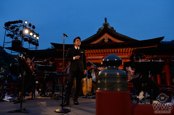 藤井フミヤが世界遺産の厳島神社・高舞台にて奉納コンサートを開催！