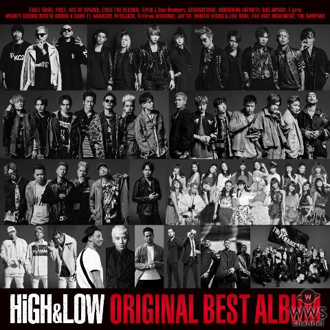 EXILE TRIBE他超豪華アーティスト大集結の「HiGH&LOW ORIGINAL BEST ALBUM」が音楽チャート首位総なめ！