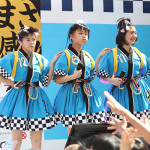 エビ中が新宿ステーションスクエアで「サークルKサンクス」焼鳥応援ライブ開催！「MISSION SURVIVOR」など２曲を披露！