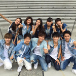 AAAライブ会場で路上パフォーマンス　！男女混合10人組ユニット・α-X's(アクロス)も最終日！