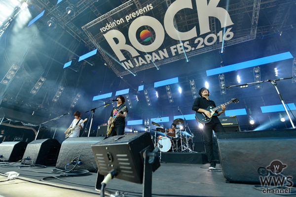 【ライブレポート】人気絶頂のKANA-BOONが炎天下をさらに熱く！ROCK IN JAPAN FESTIVAL 2016