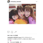 セブンティーンモデル・江野沢愛美が三吉彩花らと天使過ぎる3ショットを公開！