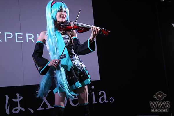 【写真特集】美しすぎるヴァイオリニストAyasaが初音ミクコスプレでゴージャスなステージを展開！