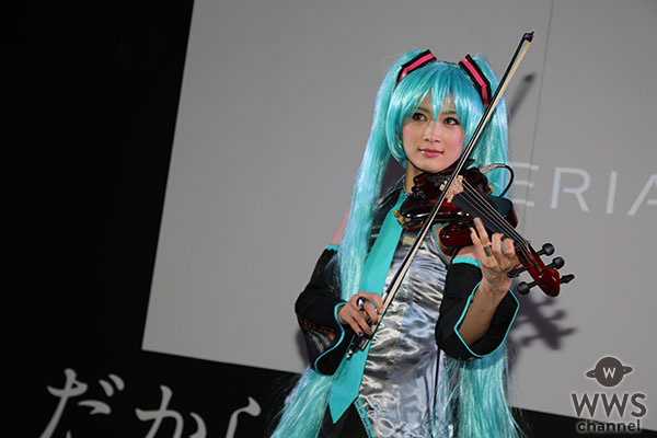 【写真特集】美しすぎるヴァイオリニストAyasaが初音ミクコスプレでゴージャスなステージを展開！