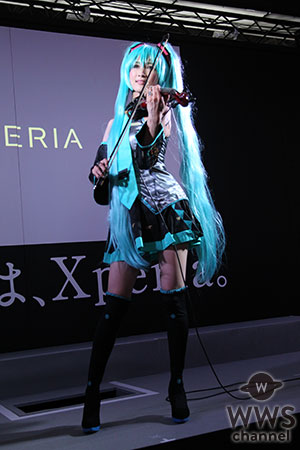 【写真特集】美しすぎるヴァイオリニストAyasaが初音ミクコスプレでゴージャスなステージを展開！