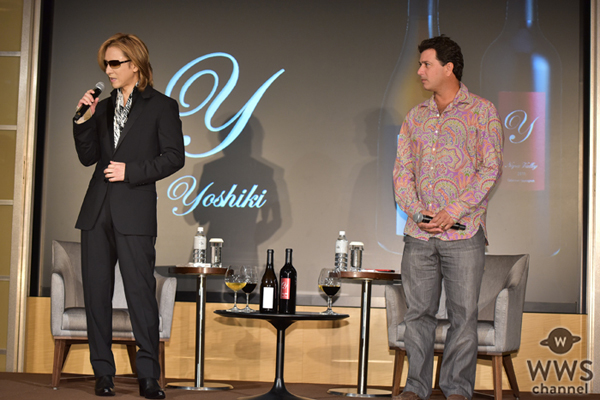 X JAPANのYOSHIKIが新作ワイン発表会に登場！最新アルバムについては「ワインを飲みながら楽しんで待っててください」