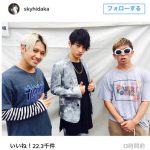 黒髪のAAA日高光啓がBBB SHUNとイケメンすぎる2ショット！