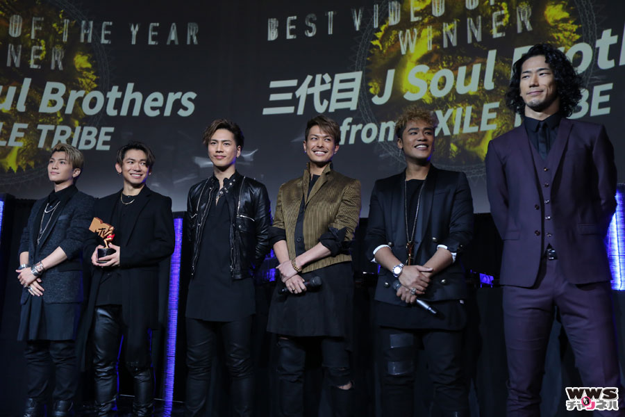 三代目 J Soul BrothersがMTV VMAJ 2015『最優秀邦楽グループビデオ賞』を受賞！「こんな素晴らしい賞をいただいて嬉しいです。」