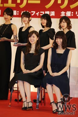 乃木坂46がクリスマス ジュエリー プリンセス賞を受賞！白石麻衣 西野七瀬らジュエリー選抜が大人な黒ワンピース姿で登場！