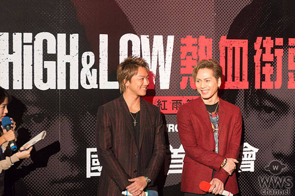 EXILE TAKAHIRO 三代目JSB 登坂広臣 国境を越えて台湾で映画『HiGH&LOW THE RED RAIN』インターナショナルプレミアに登場！