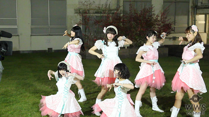 【動画】12/7デビューの「花」のアイドル・Flower Notesが夜の中庭でライブ！