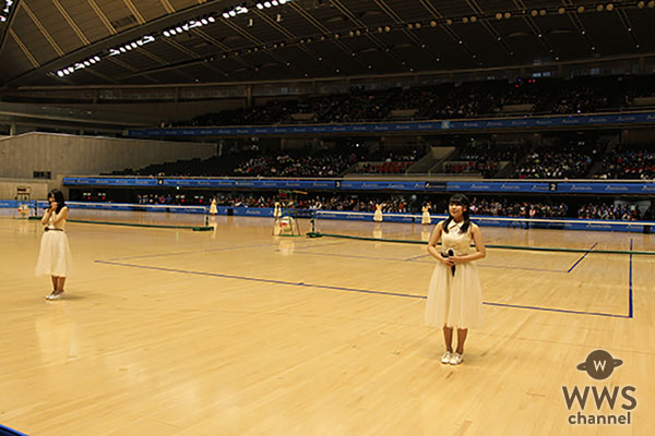 第57回 東京インドア全日本ソフトテニス大会で正統派美少女アイドルグループ・さくらシンデレラがライブ出演！