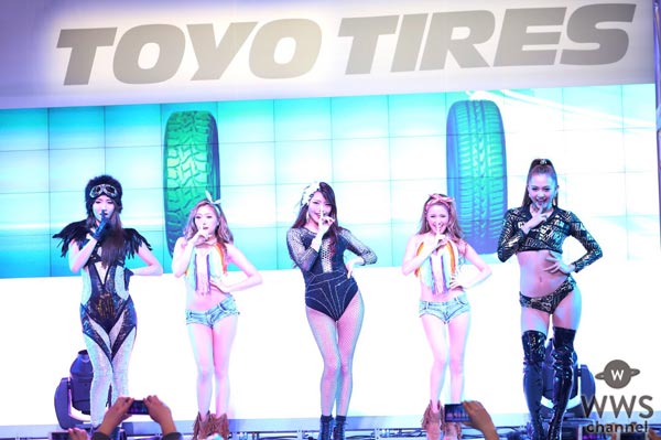 セクシーすぎて話題沸騰！CYBERJAPAN DANCERSが東京オートサロン2017 TOYO TIRESブースで魅せる！