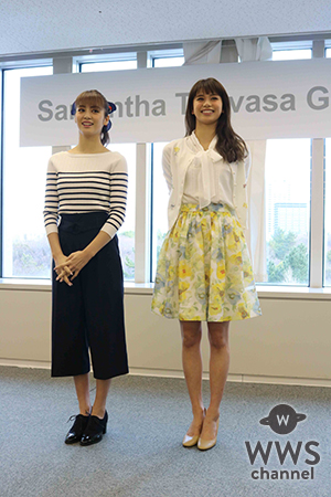 【写真特集】E-girls藤井萩花、藤井夏恋らがサマンサタバサとコラボレーションで表参道に登場！「OLさんて憧れます。恋も仕事も全力で・・」