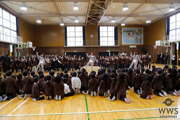 E-girlsのAya、Shizuka、山口乃々華が『夢の課外授業』にサプライズ登場！「ダンスは一瞬にしてみんなを笑顔にしてくれる力を持っている」