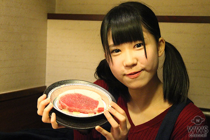 正統派美少女アイドル・桜瀬もえ(さくらシンデレラ)が「すごい肉の日」イベントでグルメレポート！霜降り上タン塩からメロンパンアイスまでフルコース！