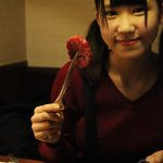 正統派美少女アイドル・桜瀬もえ(さくらシンデレラ)が「すごい肉の日」イベントでグルメレポート！霜降り上タン塩からメロンパンアイスまでフルコース！