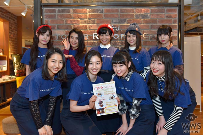 可愛すぎる店員登場！東京パフォーマンスドールがTOWER RECORDS CAFE宣伝大使として1日限定の店員を務める！