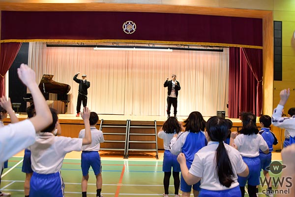 GENERATIONSの中務裕太、小森隼人が小学生にダンス授業！「夢や目標を持つきっかけになれば嬉しい」