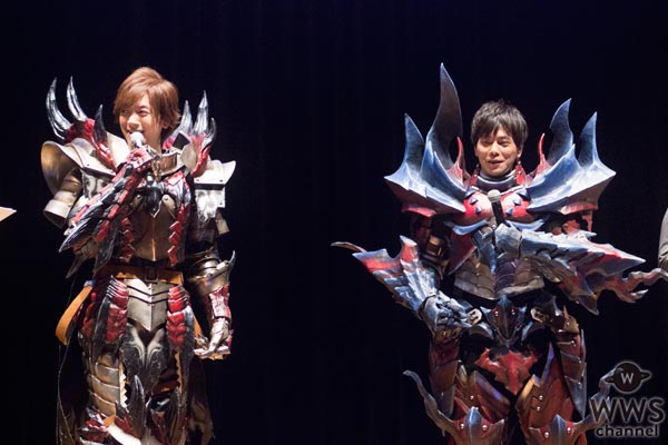DAIGO、次長課長 井上聡がモンハン装備を身につけWウィッシュポーズで「MHSW！」