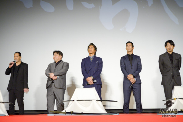 「日本の文化を世界へ！」映画『たたら侍』完成披露上映会に青柳翔、AKIRA、小林直己、EXILE HIROらが登場！