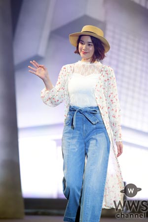 筧美和子が『シブピカフェス』ファッションショーステージを締めくくる！「渋谷はいろんな人が知り合いになる不思議な街」