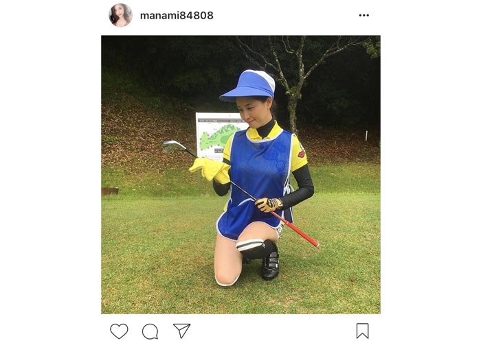 橋本マナミのセクシーすぎるキャディ姿に歓喜の声！「ゴルフに集中出来なくなるね(笑)」