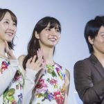 松井玲奈、お悩みコーナーで一刀両断！主演映画『めがみさま』完成披露試写会に新川優愛と共にW出演！