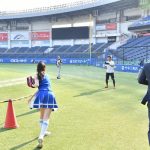 牧野真莉愛が始球式でノーバン投球でリベンジ達成！モーニング娘。’17がセ･パ交流戦に登場！