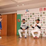 セ・パ交流戦開幕戦始球式のチャンスを掴んだモーニング娘。’17の 牧野真莉愛が前日練習で見事なストライク投球! 「モーニング娘。は今年で結成20年。気合い入れていくぜ!セ・パ交流戦!」